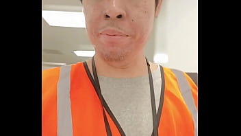 Amsr sfw walking about during work