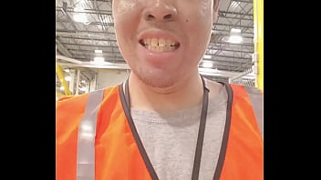 Amsr sfw walking about during work