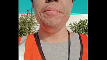 Amsr sfw walking about during work