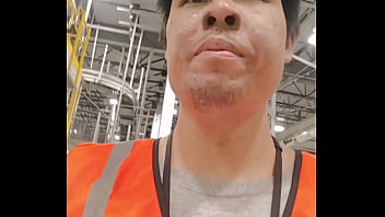 Amsr sfw walking about during work