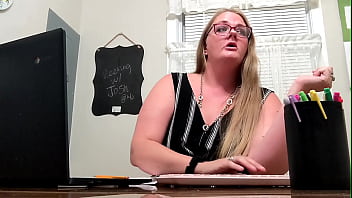 Your teacher gives you joi in her office and reveals that you got her pregnant