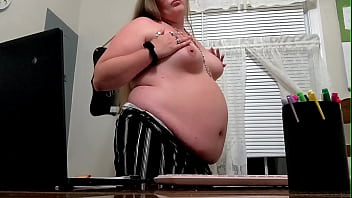 Your teacher gives you joi in her office and reveals that you got her pregnant