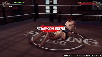 Allie vs jerle nf3d mixed combat kinky battle ring