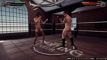Allie vs jerle nf3d mixed combat kinky battle ring