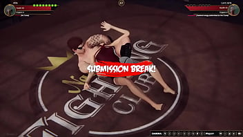 Allie vs jerle nf3d mixed combat kinky battle ring