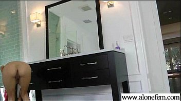 Amateur hot girl insert in holes all kind of toys clip 34