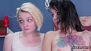 Crazy bitch gets her fuckholes opened and toughly drilled