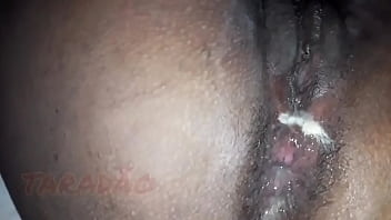Gozando no rabo da minha preta