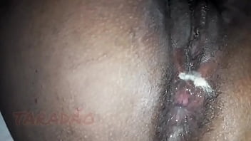 Gozando no rabo da minha preta