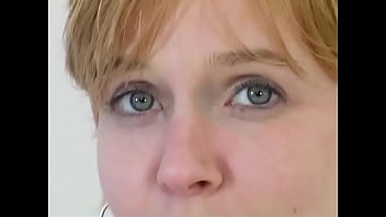 Dee dee wild cute midwestern redhead blue eyes girl first time on camera pov big cock blowjob and huge facial
