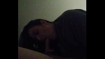 Wifey swallowing the dick