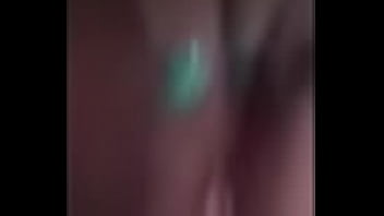 19 yo rubs her wet pussy