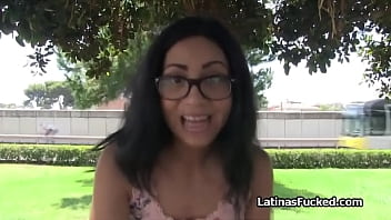 Bigtit latina teen shows titties outdoors and gets fucked indoors Bigtit latina teen shows titties outdoors and gets fucked indoors