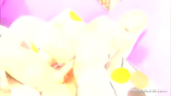 Daria glower is wet and sticky