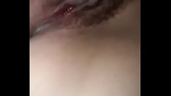 Mi novia metiéndose los dedos