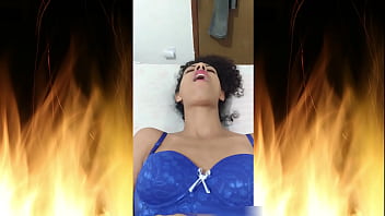 Beautiful brunette in blue lingerie trailer 07