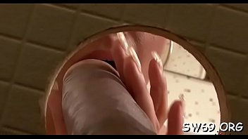 Tits a hole slimed at gloryhole