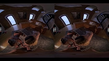 Dark room vr cake face