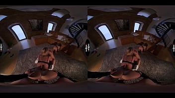 Dark room vr cake face