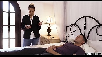 Perverted Patient Banged His Big Titted Tranny Nurse thumbnail