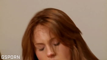 Elegant redhead milf who like face strapon has hot sex fucked by hard cock