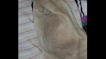 Cum stained ankle socks