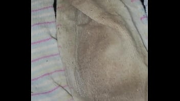 Cum stained ankle socks