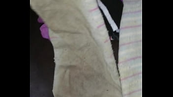 Cum stained ankle socks