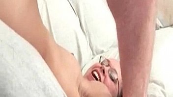 Cute blonde chick facialized after a hardcore fucking