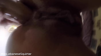 Misslebanesesquirter lebanese slut hard anal fucking and dildo fuck