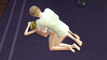 The sims fucking his two friends
