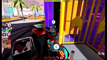 Jogando roblox jailbreak