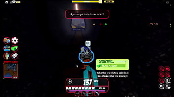 Jogando roblox jailbreak