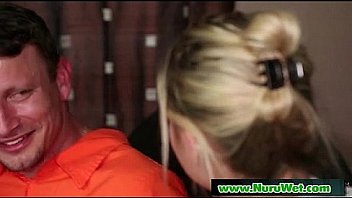 Slippery sensual nuru massage and dick rubbing 10