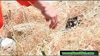 Slippery sensual nuru massage and dick rubbing 10