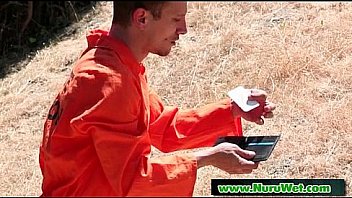 Slippery sensual nuru massage and dick rubbing 10