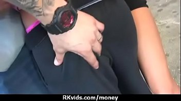 Amateur girl likes to suck cock for cash 22