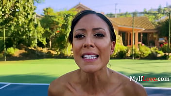 Stepmom Strips Naked & Plays Tennis With Me To Motivate Me thumbnail