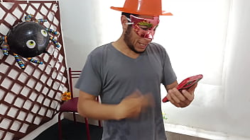 Um halloween inesquecível e indecente era meu aniversário e uma prostituta latina veio à minha casa para sexo indecente amador caseiro de verdade