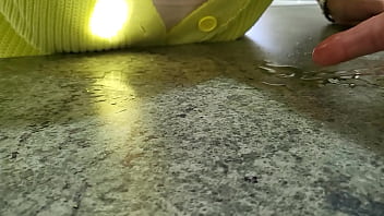 Nz trashy sub told to guzzle up the spilt by her master Nz trashy sub told to guzzle up the spilt by her master