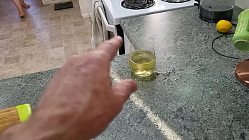 Nz trashy sub told to guzzle up the spilt by her master