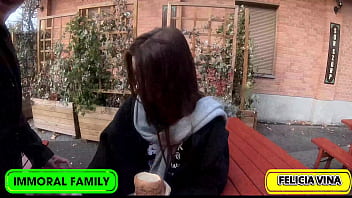 Felicia vina's hungarian ass devours cock and cum in budapest