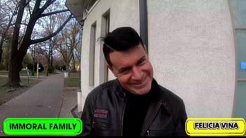 Felicia vina's hungarian ass devours cock and cum in budapest