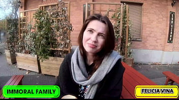 Felicia vina's hungarian ass devours cock and cum in budapest