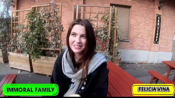 Felicia vina's hungarian ass devours cock and cum in budapest