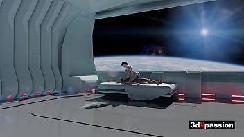 Neon dreams vr sexy cyberpunk girl bounces in cowgirl until she cums