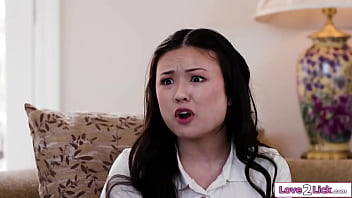 Busty boss bridgette b intervenes to get her employees lulu chu and katrina colt back on orders them to kiss and lick each others pussy