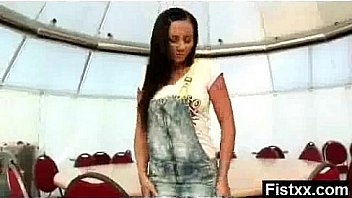 Kinky wild amazing fist fucking wife penetrated hard