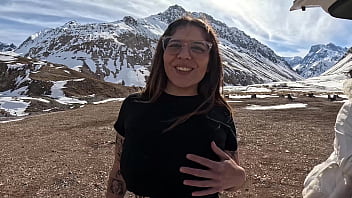Depois da carona ela deu o cú no vale nas cordilheiras dos andes infinitha