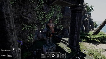 Modest girl tifa puts on latex and becomes a depraved slut hentai game 3d animation anime